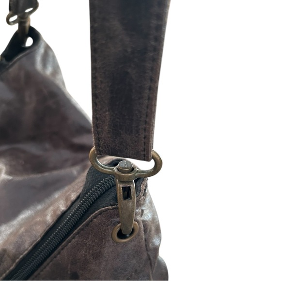 Sondra Robert Squared Vintage Faux Leather Black Rare Shoulder Bag Purse EUC - Picture 7 of 16